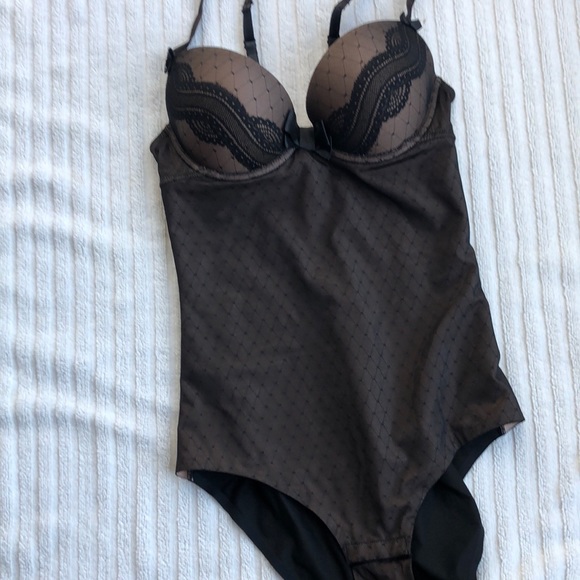 Aubade Plumetischic Moulded Plunge Bodysuit -Y986 - Picture 4 of 9